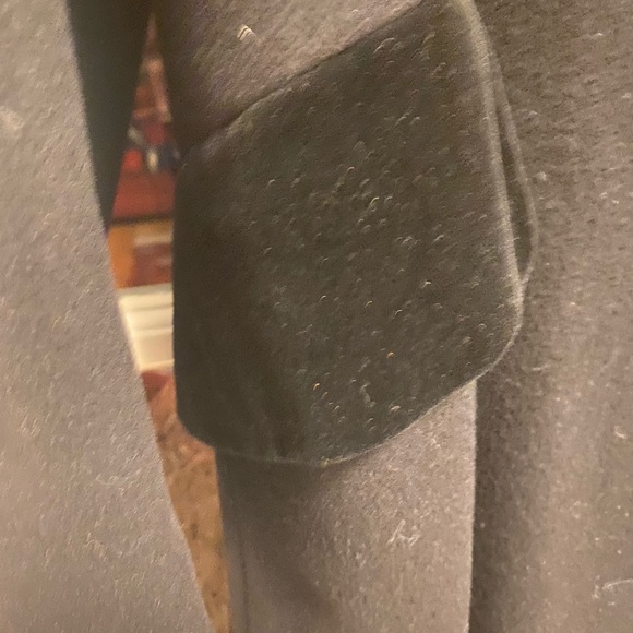 Woolen coat Olsen Collection, black, size S-M - Picture 7 of 9